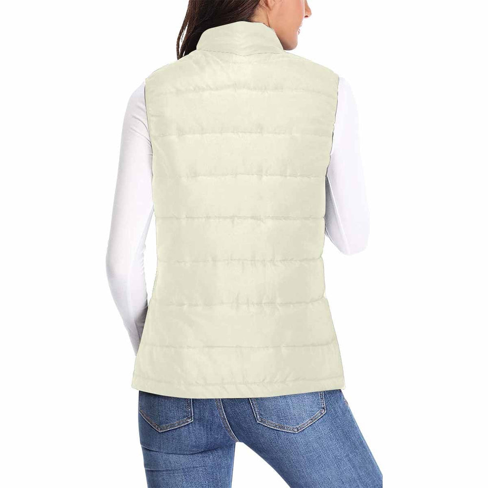 Womens Puffer Vest Jacket / Beige - Womens | Jackets | Puffer Vests