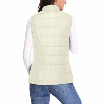 Womens Puffer Vest Jacket / Beige - Womens | Jackets | Puffer Vests