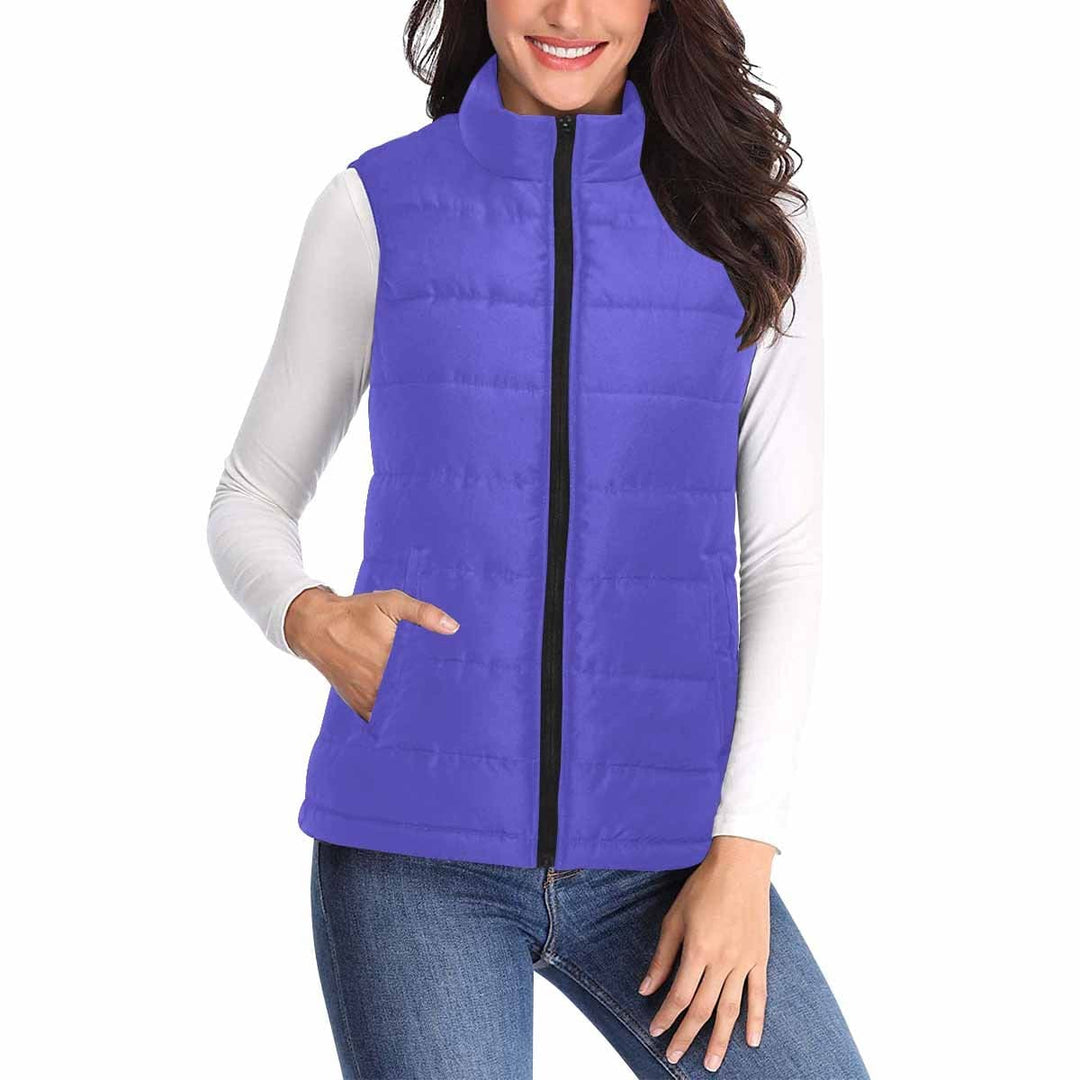 Womens Puffer Vest Jacket / Blue Iris - Womens | Jackets | Puffer Vests