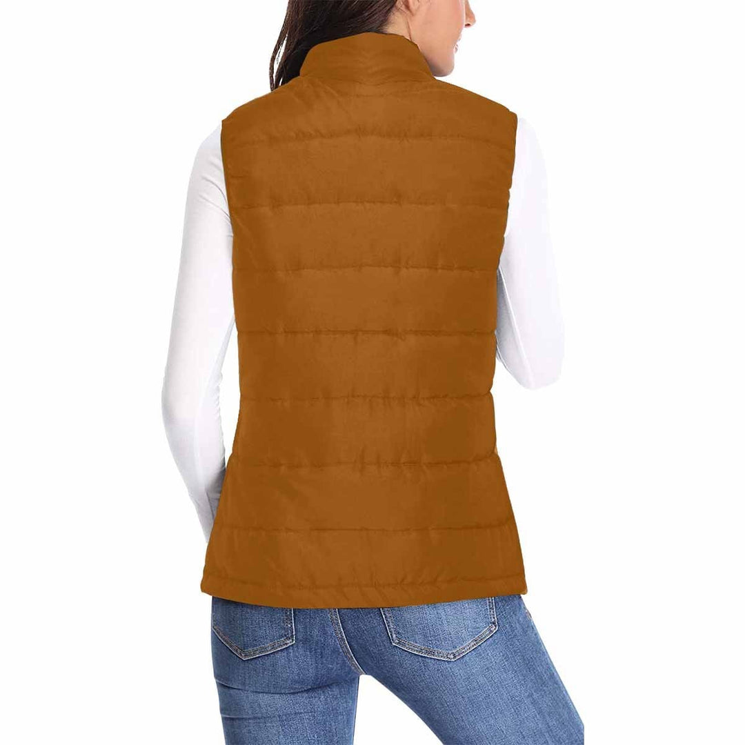 Womens Puffer Vest Jacket / Brown - Womens | Jackets | Puffer Vests