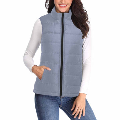Womens Puffer Vest Jacket / Cool Gray - Womens | Jackets | Puffer Vests