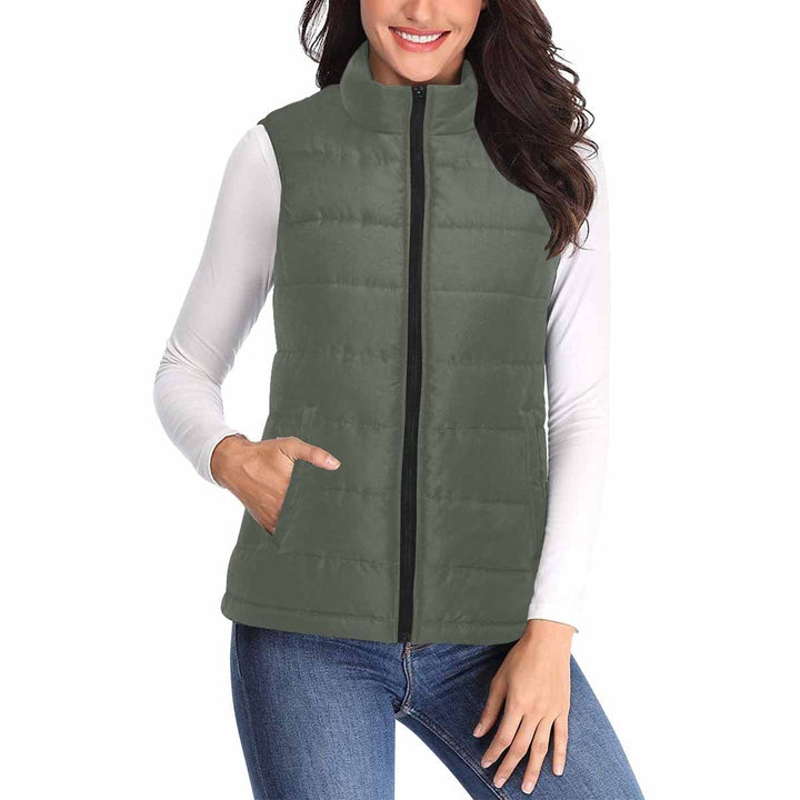 Womens Puffer Vest Jacket / Ebony Black - Womens | Jackets | Puffer Vests