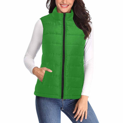 Womens Puffer Vest Jacket / Forest Green - Womens | Jackets | Puffer Vests