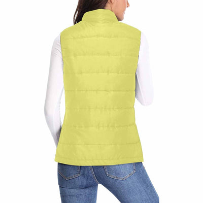 Womens Puffer Vest Jacket / Honeysuckle Yellow - Womens | Jackets | Puffer Vests