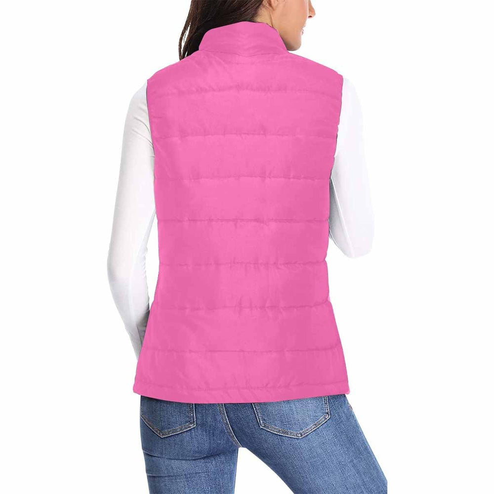 Womens Puffer Vest Jacket / Hot Pink - Womens | Jackets | Puffer Vests