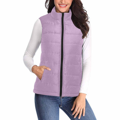Womens Puffer Vest Jacket / Lilac Purple - Womens | Jackets | Puffer Vests
