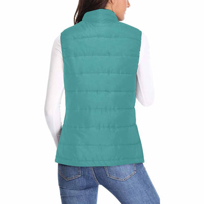 Womens Puffer Vest Jacket / Mint Blue - Womens | Jackets | Puffer Vests