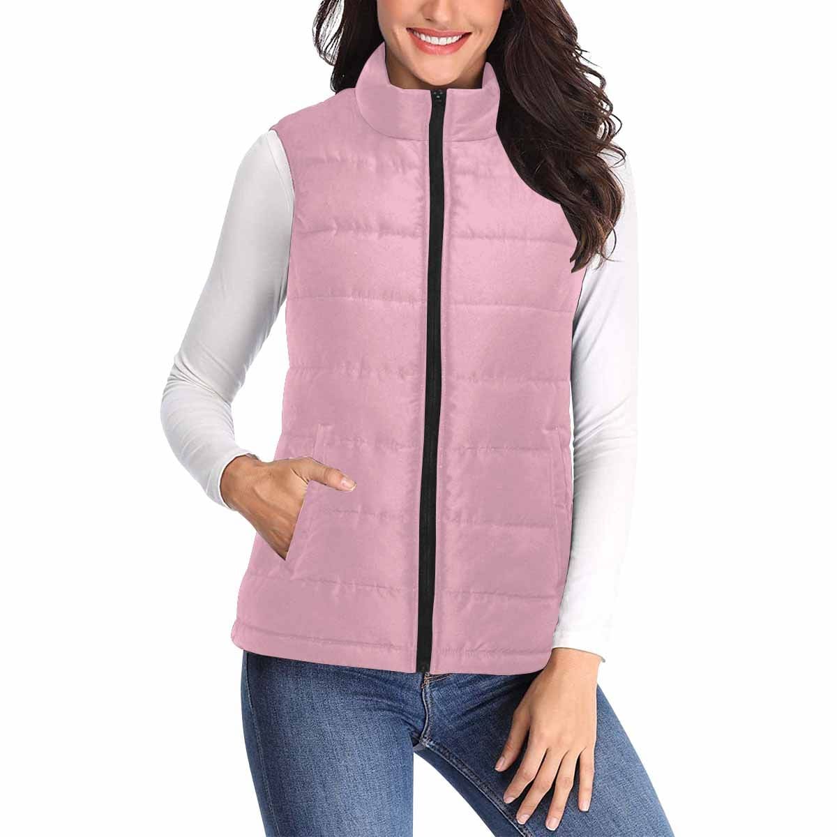 Womens Puffer Vest Jacket / Rosewater Red - Womens | Jackets | Puffer Vests