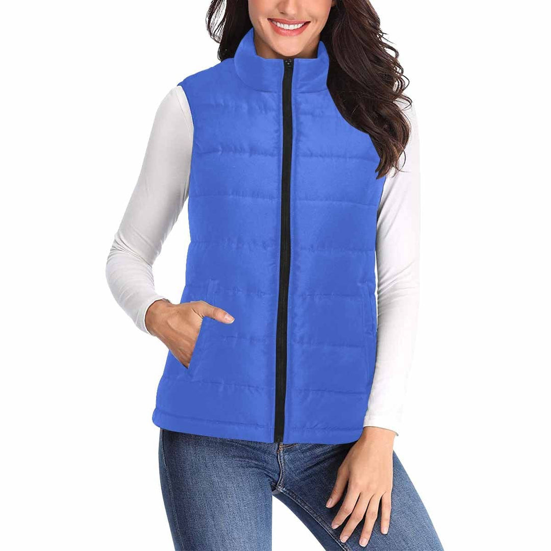 Womens Puffer Vest Jacket / Royal Blue - Womens | Jackets | Puffer Vests