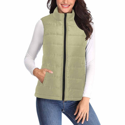 Womens Puffer Vest Jacket / Sage Green - Womens | Jackets | Puffer Vests