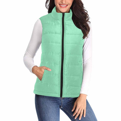 Womens Puffer Vest Jacket / Seafoam Green - Womens | Jackets | Puffer Vests