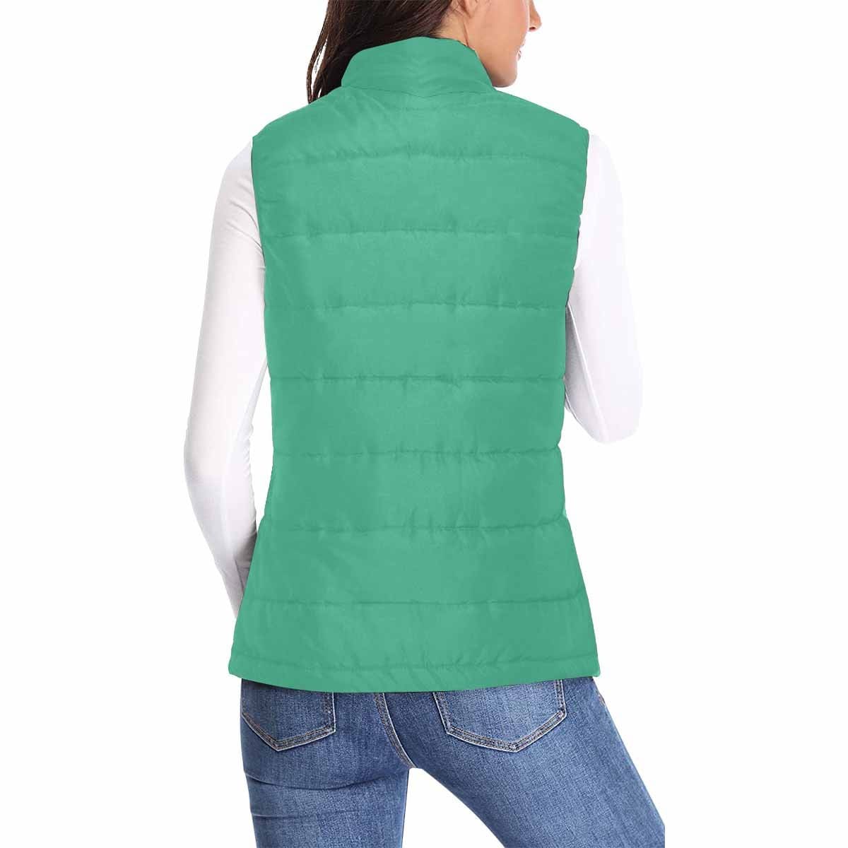 Womens Puffer Vest Jacket / Spearmint Green - Womens | Jackets | Puffer Vests