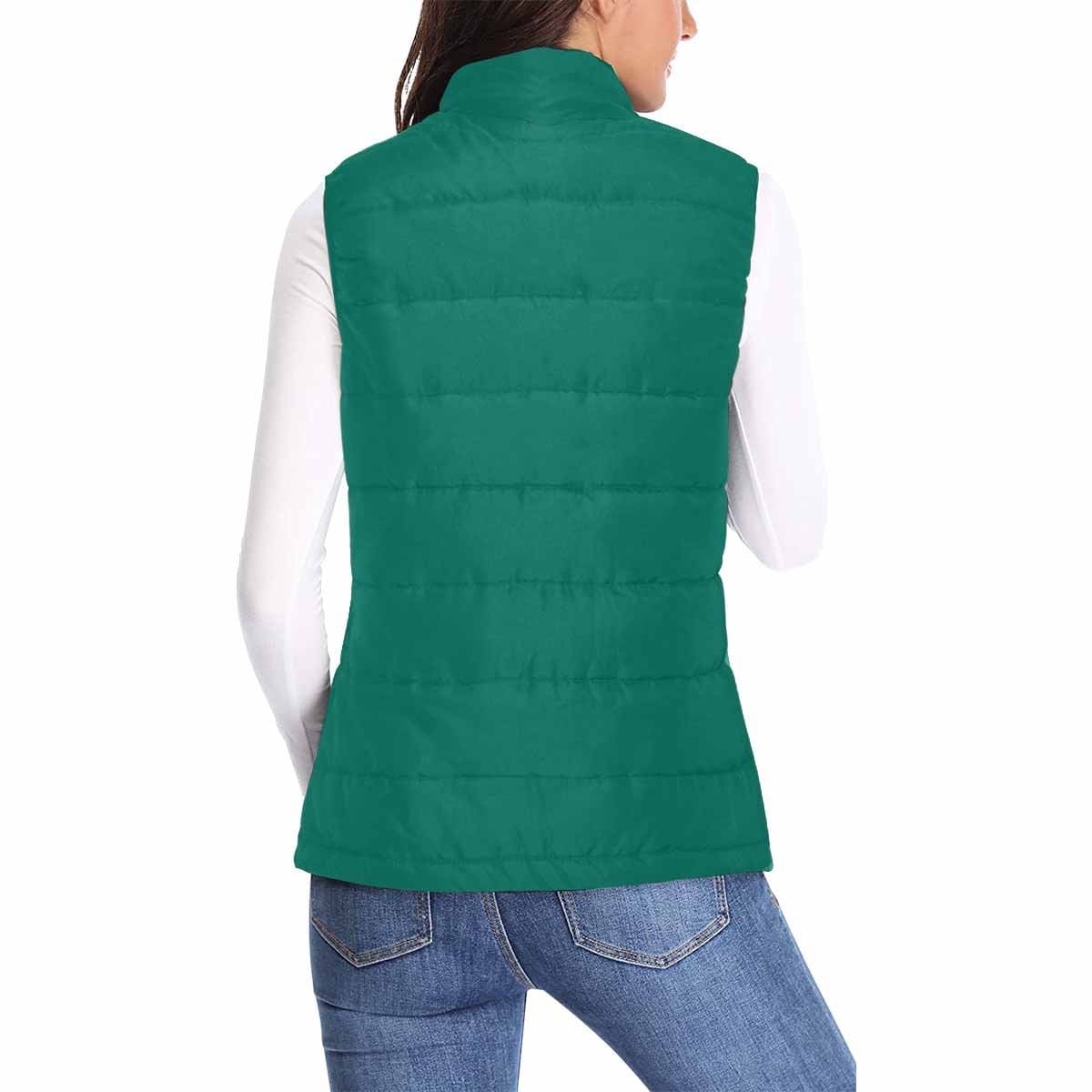 Womens Puffer Vest Jacket / Teal Green - Womens | Jackets | Puffer Vests