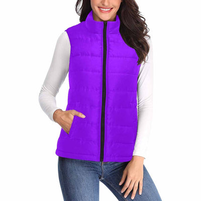 Womens Puffer Vest Jacket / Violet - Womens | Jackets | Puffer Vests