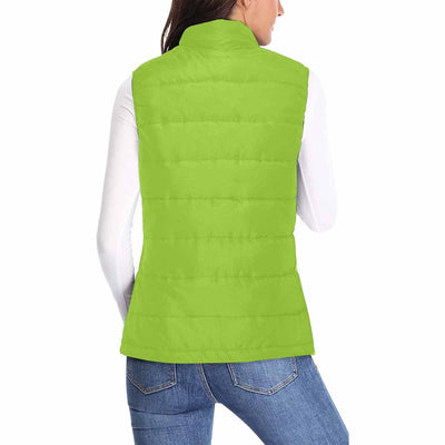 Womens Puffer Vest Jacket / Yellow Green - Womens | Jackets | Puffer Vests