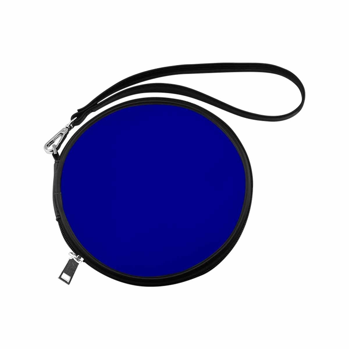 Womens Round Handbag Dark Blue - Bags | Round Wristlets