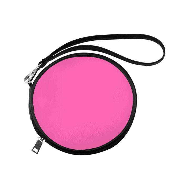 Womens Round Handbag Hot Pink - Bags | Round Wristlets