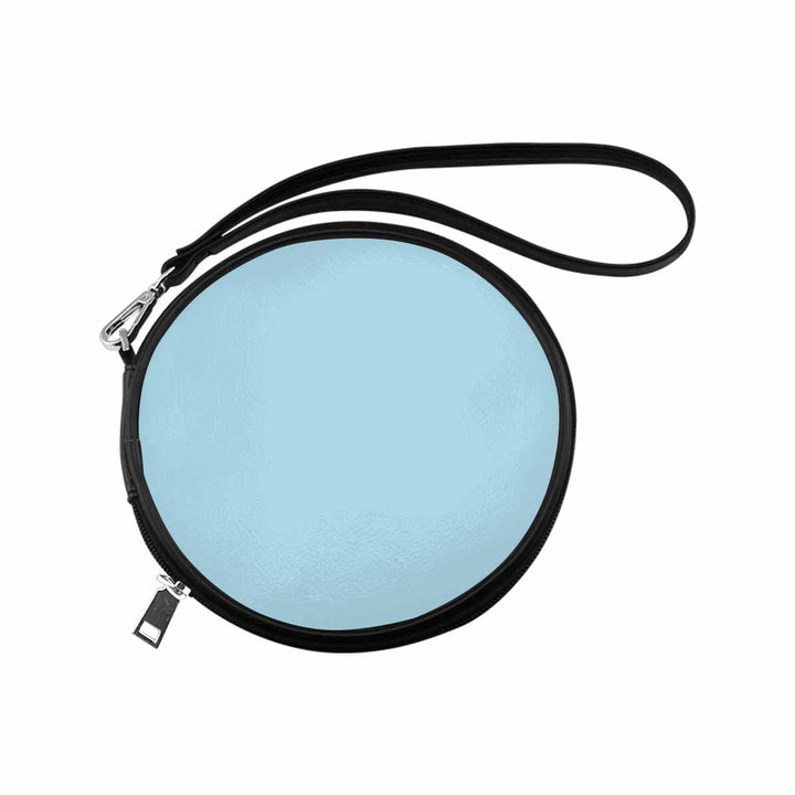 Womens Round Handbag Light Blue - Bags | Round Wristlets