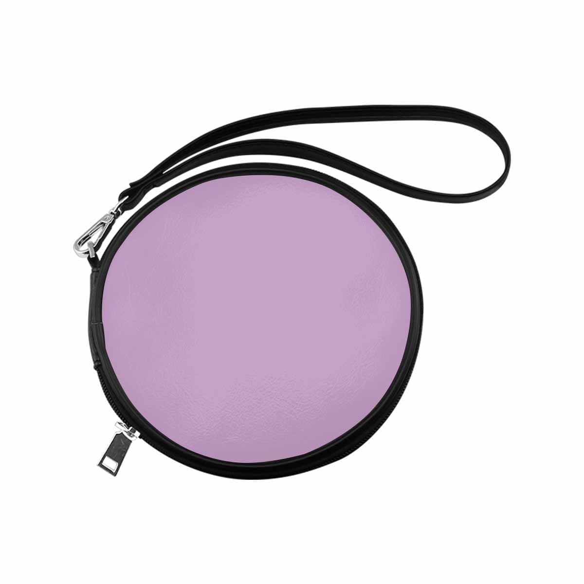 Womens Round Handbag Lilac Purple - Bags | Round Wristlets