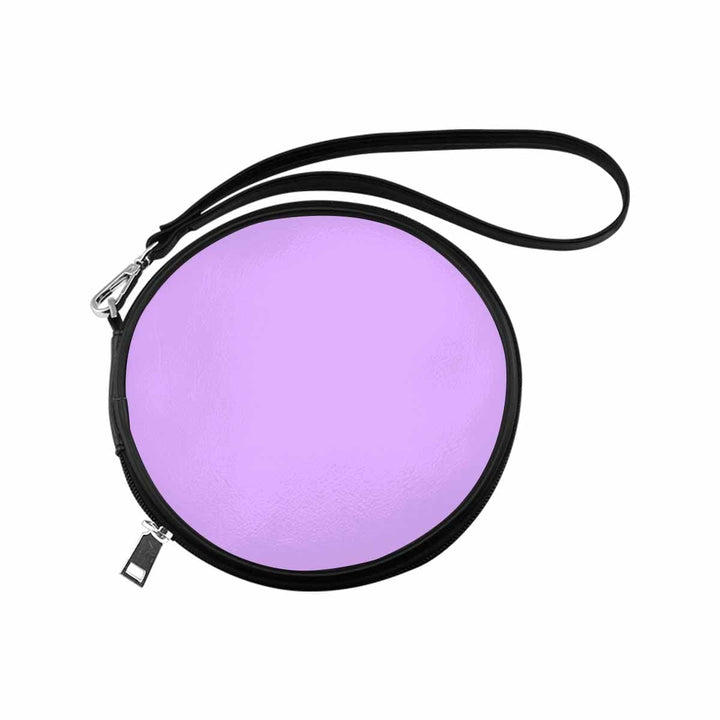 Womens Round Handbag Mauve Purple - Bags | Round Wristlets