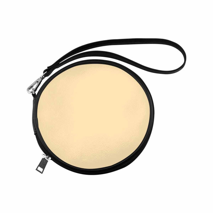 Womens Round Handbag Peach - Bags | Round Wristlets