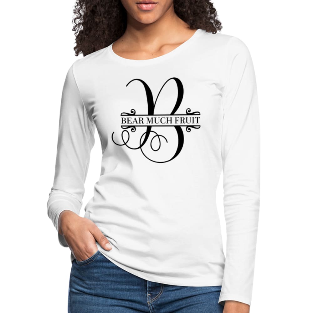 Womens Long Sleeve Graphic Tee Bear Much Fruit Print - Womens | T-Shirts | Long
