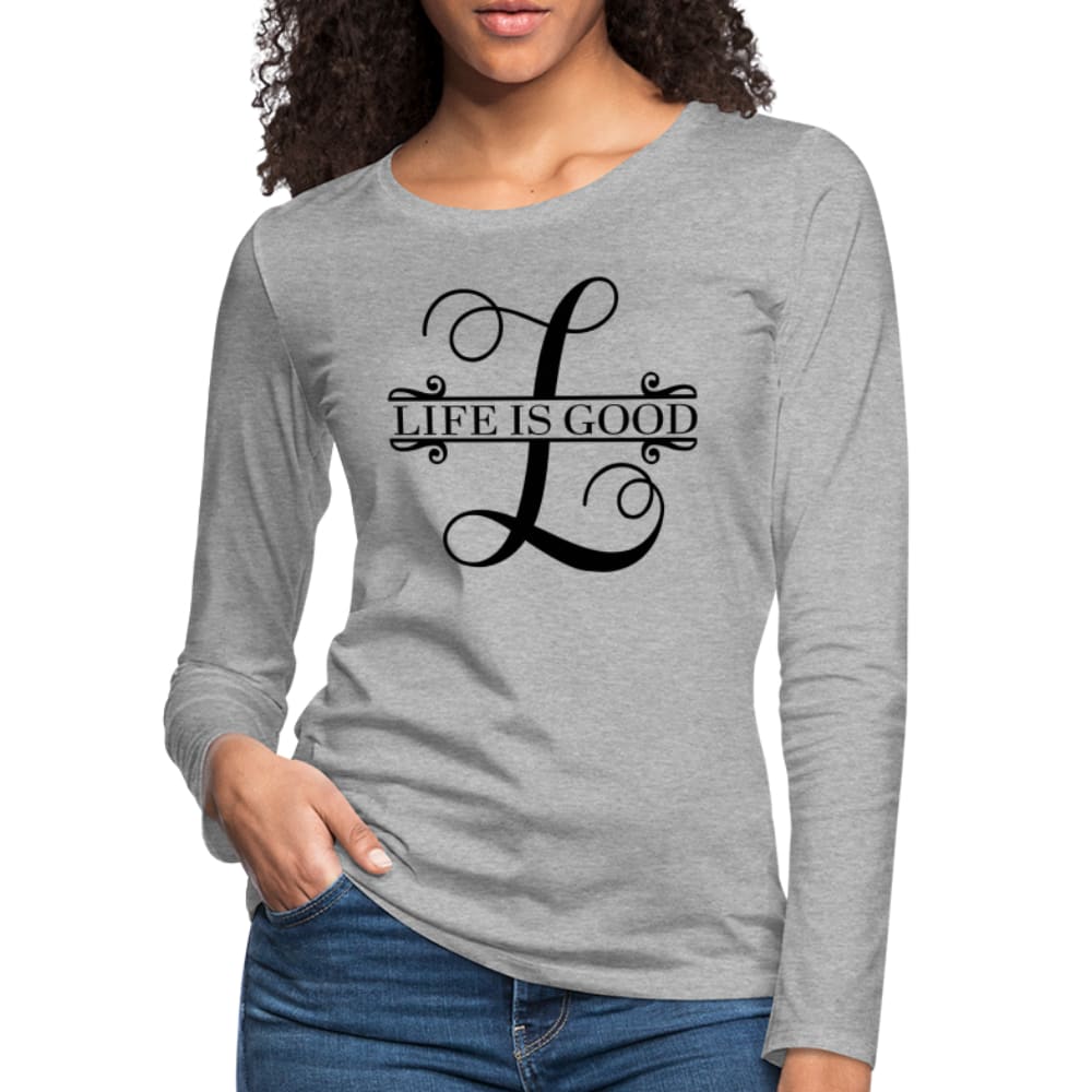 Womens Long Sleeve Graphic Tee - Life is Good Print - Womens | T-Shirts | Long