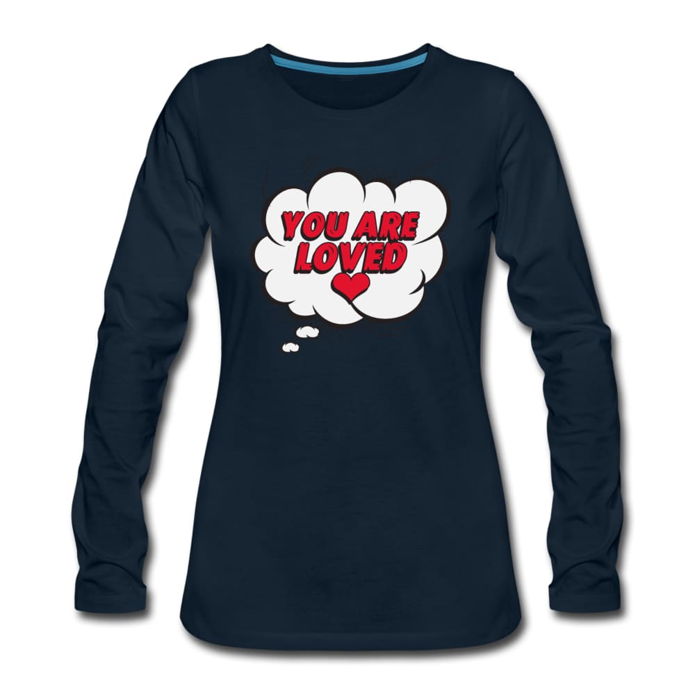 Womens Shirt - Slim Fit Long Sleeve / You Are Loved - Womens | T-Shirts | Long