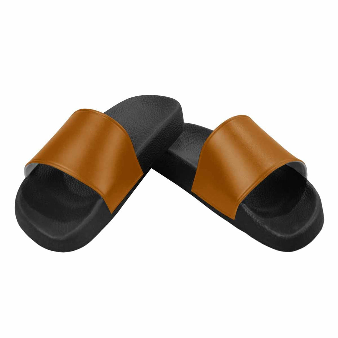 Womens Slide Sandals Brown - Womens | Slides