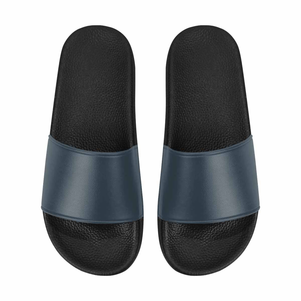 Womens Slide Sandals Charcoal Black - Womens | Slides
