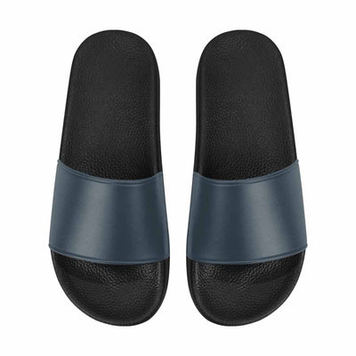 Womens Slide Sandals Charcoal Black - Womens | Slides