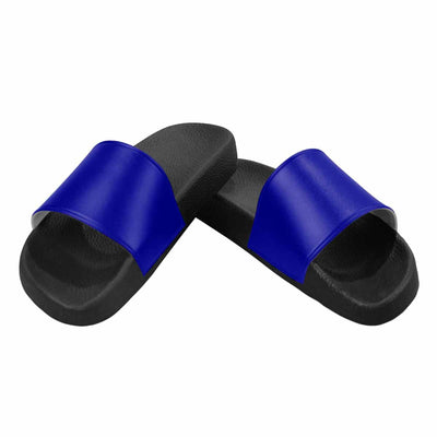 Womens Slide Sandals Dark Blue - Womens | Slides