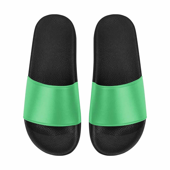 Womens Slide Sandals Emerald Green - Womens | Slides