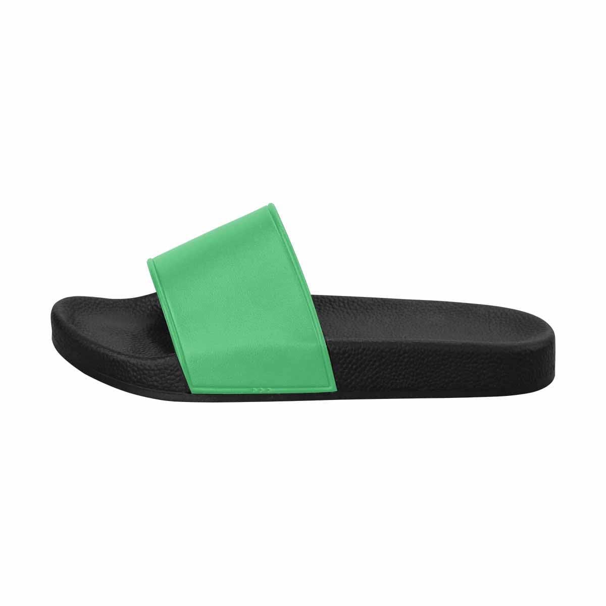 Womens Slide Sandals Emerald Green - Womens | Slides
