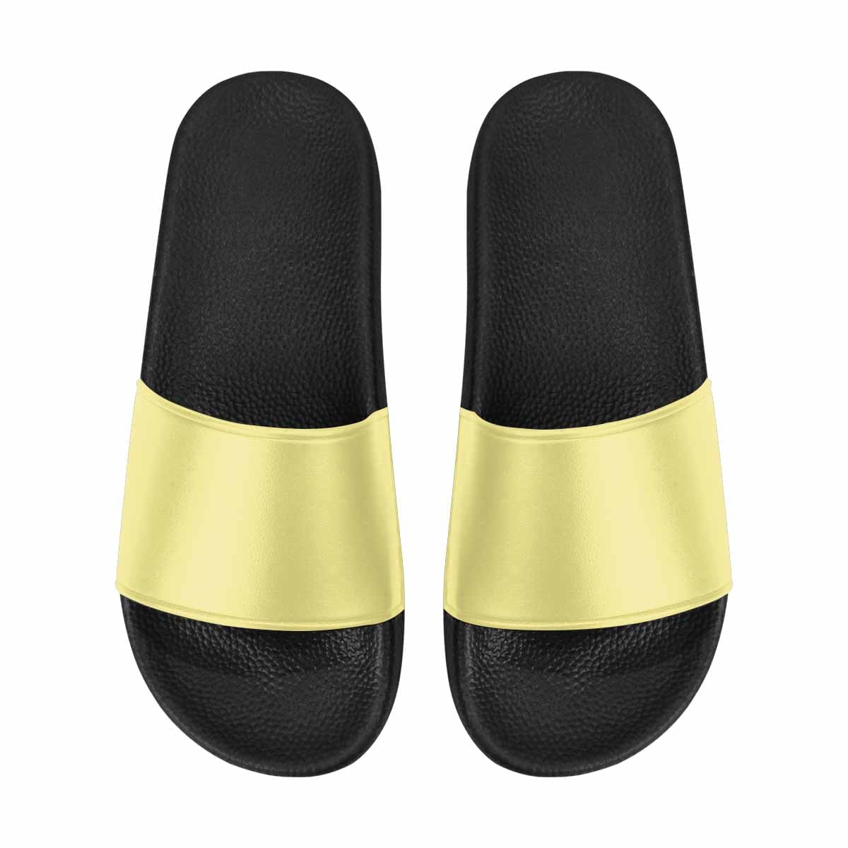 Womens Slide Sandals Khaki Yellow - Womens | Slides