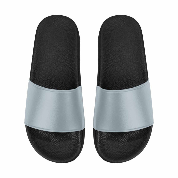 Womens Slide Sandals Misty Blue Gray - Womens | Slides