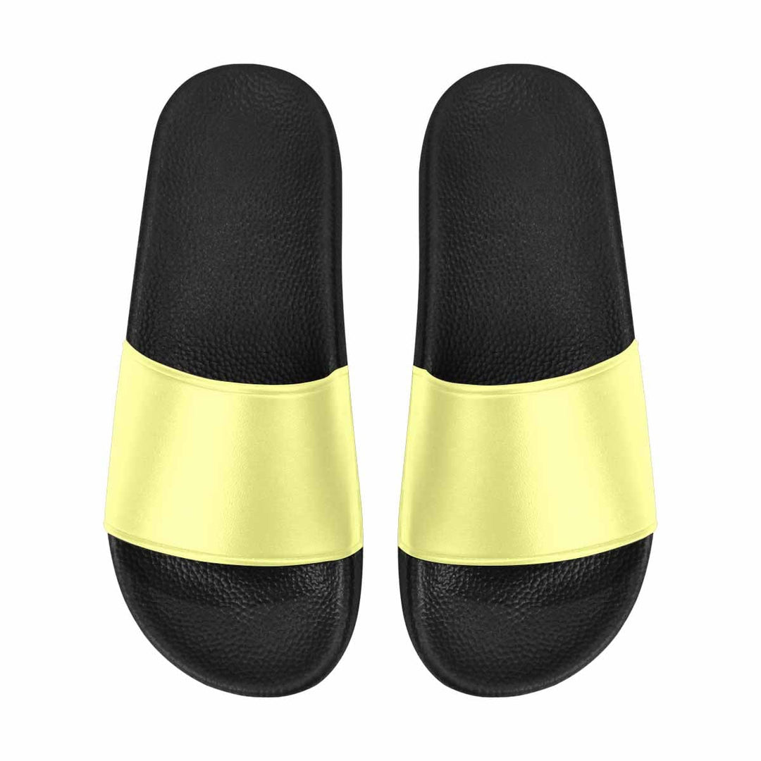 Womens Slide Sandals Pastel Yellow - Womens | Slides