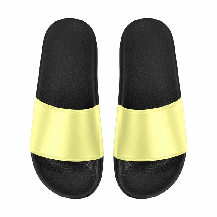 Womens Slide Sandals Pastel Yellow - Womens | Slides