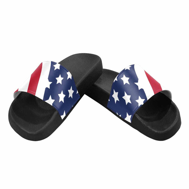 Womens Slide Sandals Stars And Stripes Print - Womens | Slides