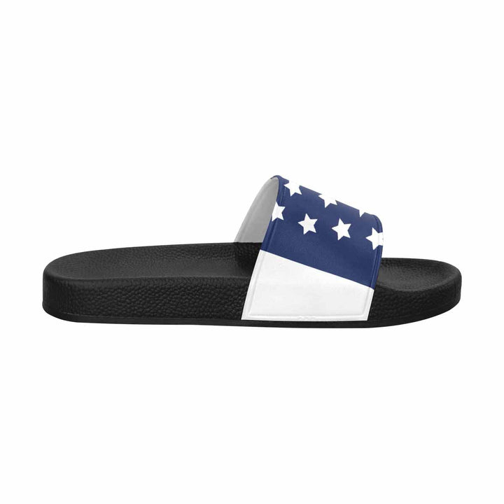 Womens Slide Sandals Stars and Stripes Print - Womens | Slides