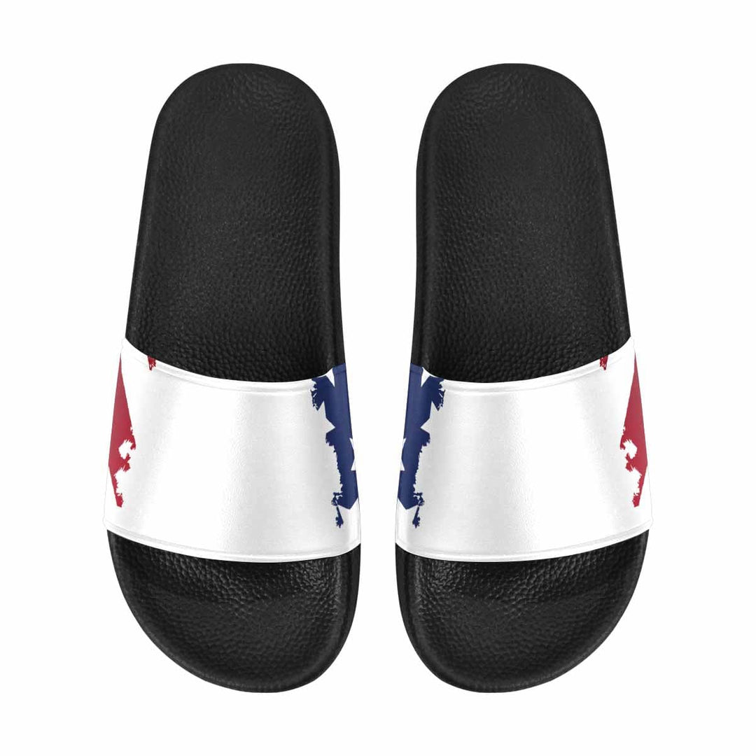 Womens Slide Sandals Stars and Stripes Print - Womens | Slides