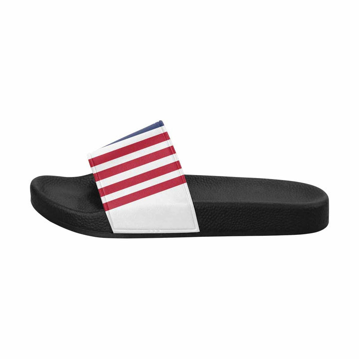 Womens Slide Sandals Stars and Stripes Print - Womens | Slides