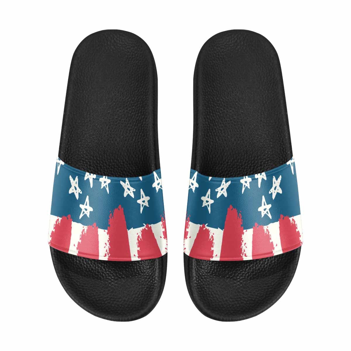 Womens Slide Sandals Stars And Stripes Usa Flag Print - Womens | Slides