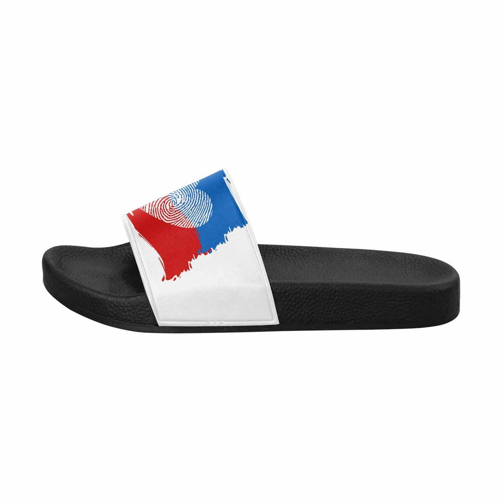 Womens Slide Sandals Stars and Stripes Usa Flag Print - Womens | Slides