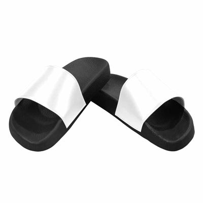 Womens Slide Sandals / White - Custom | Slides