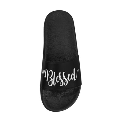 Womens Slides Flip Flop Sandals Blessed Print - Womens | Slides