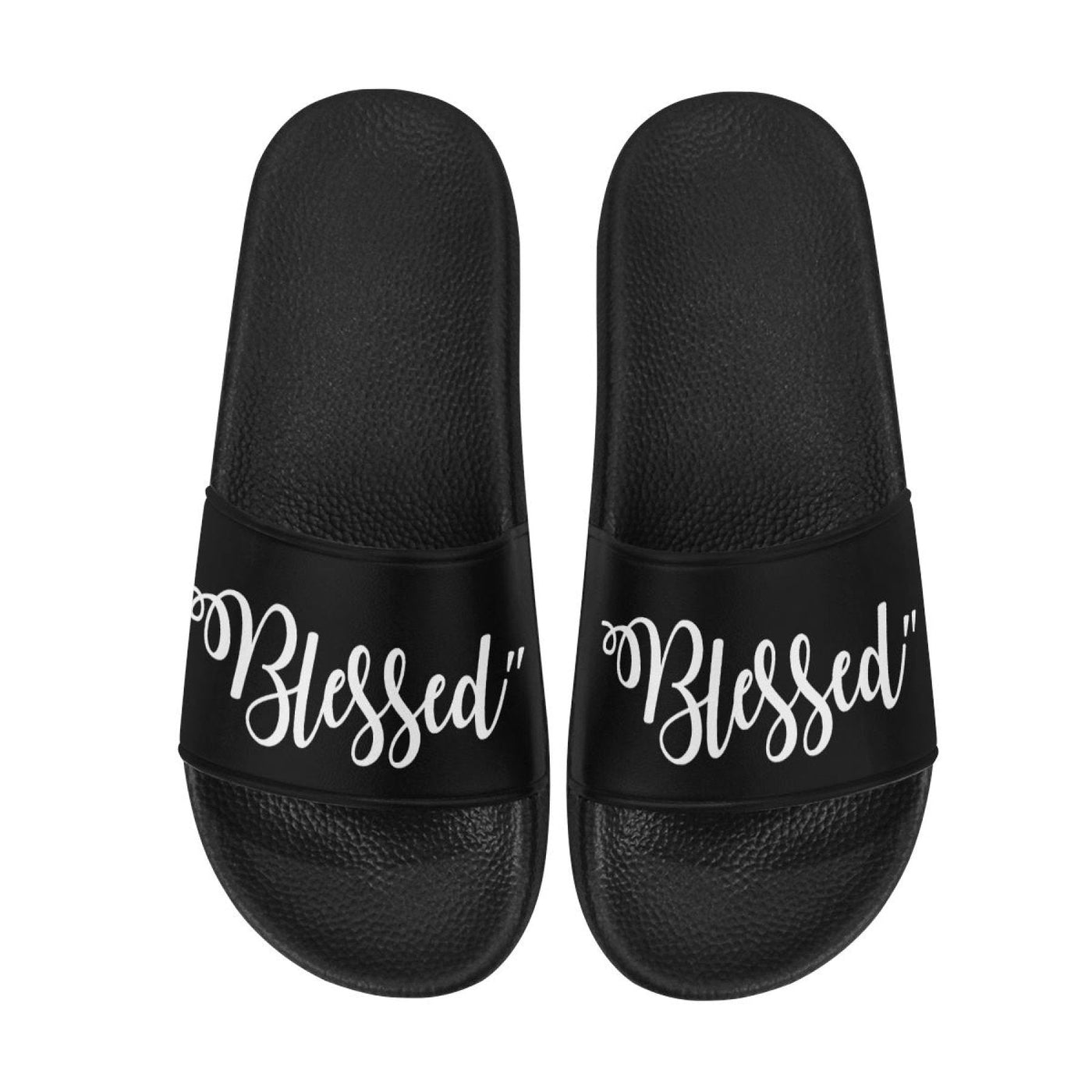 Womens Slides Flip Flop Sandals Blessed Print - Womens | Slides