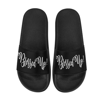 Womens Slides Flip Flop Sandals Blessed Up Print - Womens | Slides