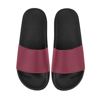 Womens Slides Flip Flop Sandals Dark Red - Womens | Slides