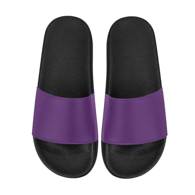 Womens Slides Flip Flop Sandals Deep Purple